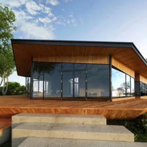 3D RENDER BUILDING EXTERIOR